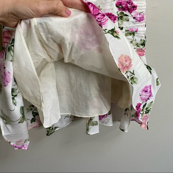 LoveShackFancy Ballet Blush Ambrette Floral Minidress - Picture 10 of 15